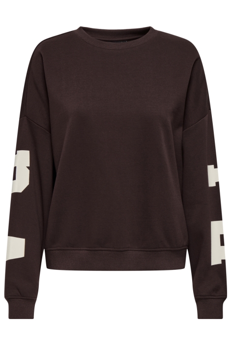 Only onlsweat l/s back/sleeve print swt
